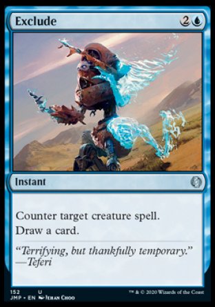 (152) Magic The Gathering Jumpstart Single: Exclude  Uncommon