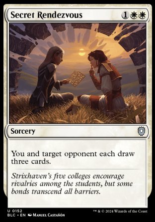 (152) Magic The Gathering Commander: Bloomburrow Single: Secret Rendezvous  Uncommon