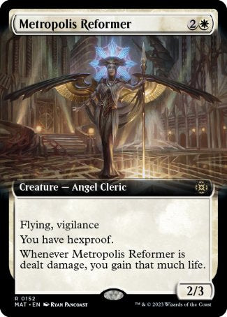 (152) Magic The Gathering March of the Machine: The Aftermath: Extras Single: Metropolis Reformer (V.3)  Rare