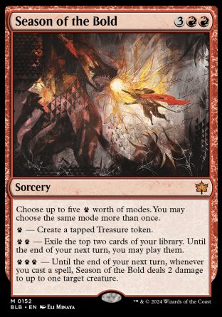 (152) Magic The Gathering Bloomburrow Single: Season of the Bold  Mythic