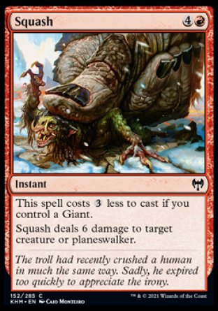 (152/285) Magic The Gathering Kaldheim Single: Squash  Common