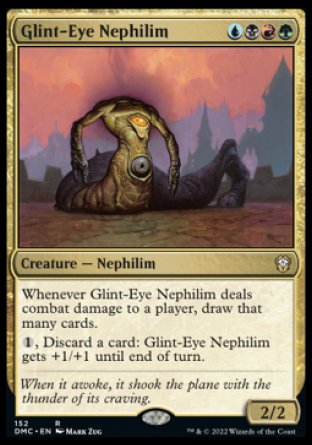 (152) Magic The Gathering Commander: Dominaria United Single: Glint-Eye Nephilim  Rare