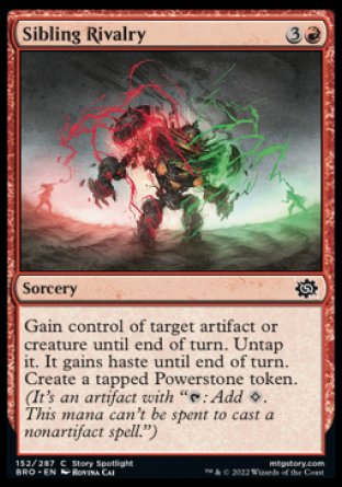 (152) Magic The Gathering The Brothers' War Single: Sibling Rivalry  Common