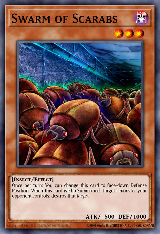 (221) YuGiOh TCG DB2: Dark Beginning 2 Single: Swarm of Scarabs  Common