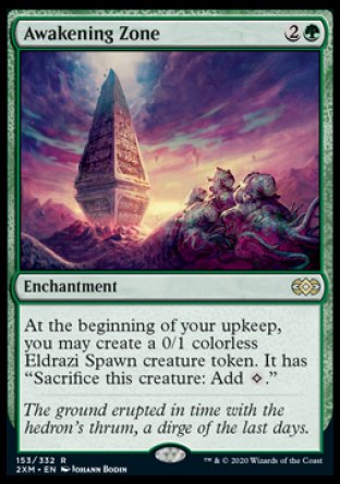 (153/332) Magic The Gathering Double Masters Single: Awakening Zone Holo Rare