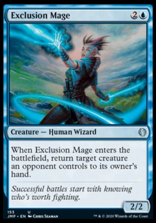 (153) Magic The Gathering Jumpstart Single: Exclusion Mage  Uncommon