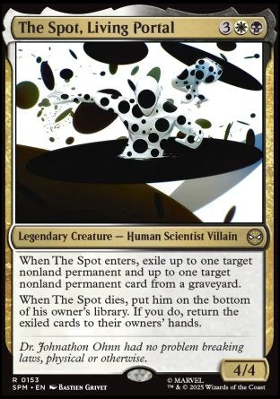 (153) Magic The Gathering Magic: The Gathering | Marvel's Spider-Man: Promos Single: The Spot, Living Portal  Rare