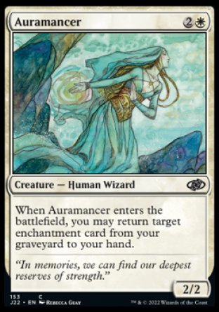 (153) Magic The Gathering Jumpstart 2022 Single: Auramancer  Common