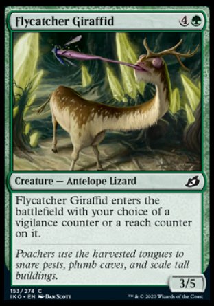 (153/274) Magic The Gathering Ikoria: Lair of Behemoths Single: Flycatcher Giraffid  Common