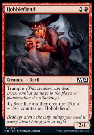 (153) Magic The Gathering Core 2021 Single: Igneous Cur  Common