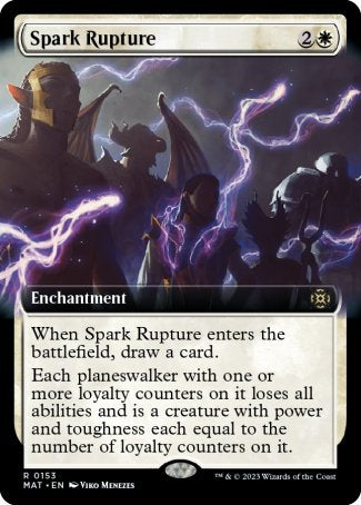 (153) Magic The Gathering March of the Machine: The Aftermath: Extras Single: Spark Rupture (V.3)  Rare
