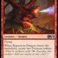 (153/280) Magic The Gathering Core 2020 Single: Rapacious Dragon Holo Uncommon