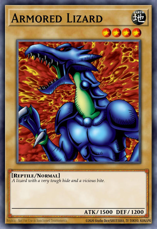 (005) YuGiOh TCG MRD: Metal Raiders Single: Armored Lizard (V.2 - Common)  Common