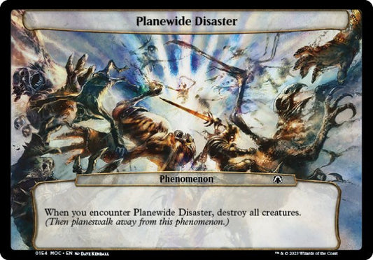 (154) Magic The Gathering Commander: March of the Machine Single: Planewide Disaster  Common