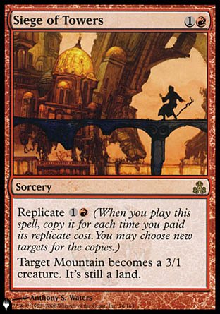 (076) Magic The Gathering The List Single: Siege of Towers  Rare