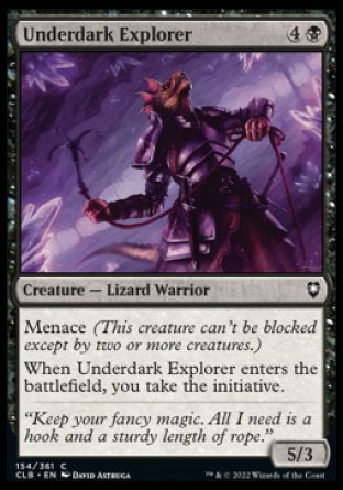 (154) Magic The Gathering Commander Legends: Battle for Baldur's Gate Single: Underdark Explorer Holo Common