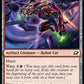 (154) Magic The Gathering Edge of Eternities Single: Red Tiger Mechan Holo Common