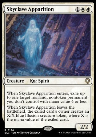 (154) Magic The Gathering Commander: Bloomburrow Single: Skyclave Apparition  Rare