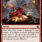(154) Magic The Gathering Innistrad: Midnight Hunt Single: Play with Fire Holo Uncommon