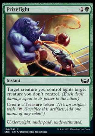 (154) Magic The Gathering Streets of New Capenna Single: Prizefight  Common
