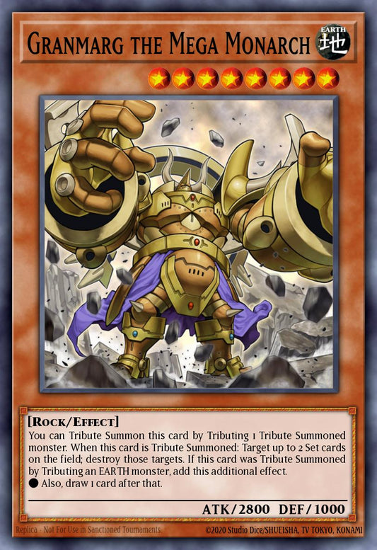 (158) YuGiOh TCG MP14: 2014 Mega-Tins Mega-Pack Single: Granmarg the Mega Monarch  Secret Rare