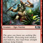 (155) Magic The Gathering Core 2021 Single: Onakke Ogre Holo Common