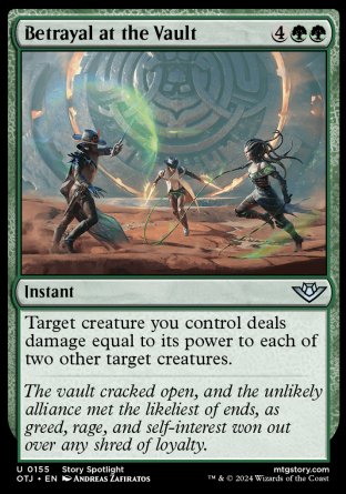 (155) Magic The Gathering Outlaws of Thunder Junction Single: Betrayal at the Vault  Uncommon