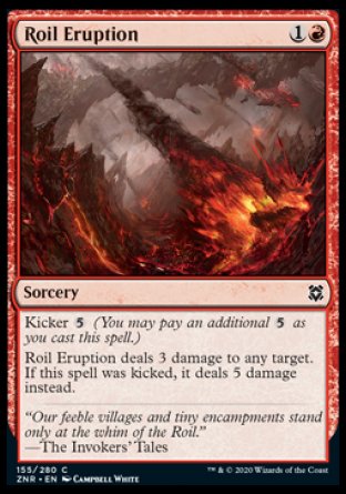 (155/280) Magic The Gathering Zendikar Rising Single: Roil Eruption  Common