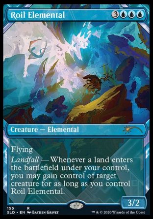 (155) Magic The Gathering Secret Lair Drop Series Single: Roil Elemental Holo Rare