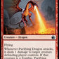 (155) Magic The Gathering Innistrad: Midnight Hunt Single: Purifying Dragon Holo Uncommon