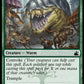 (155) Magic The Gathering Ravnica Remastered Single: Siege Wurm  Holo Common