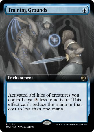 (155) Magic The Gathering March of the Machine: The Aftermath: Extras Single: Training Grounds (V.3)  Rare