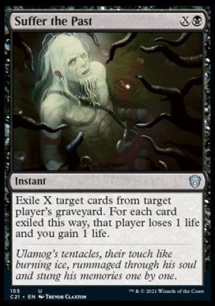 (155) Magic The Gathering Commander: Strixhaven Single: Suffer the Past  Uncommon