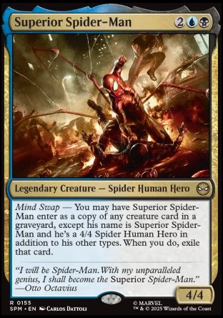 (155) Magic The Gathering Magic: The Gathering | Marvel's Spider-Man Single: Superior Spider-Man  Rare
