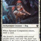 (155) Magic The Gathering Commander: Bloomburrow Single: Spirited Companion  Common