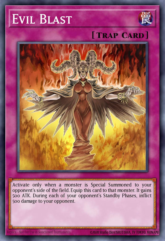 (094) YuGiOh TCG ABPF: Absolute Powerforce Single: Evil Blast  Rare