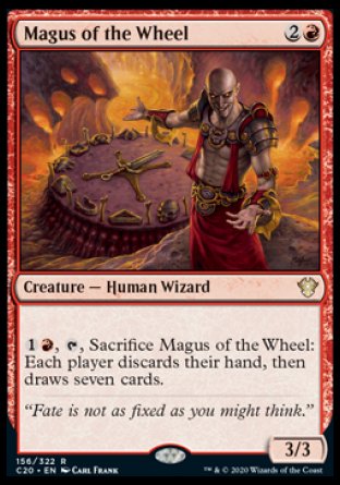 (156/322) Magic The Gathering Commander: Ikoria Single: Magus of the Wheel  Rare