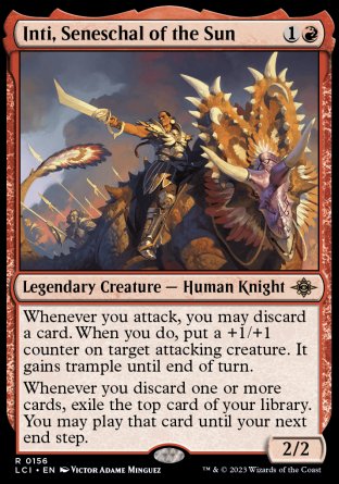 (156) Magic The Gathering The Lost Caverns of Ixalan Single: Inti, Seneschal of the Sun  Rare