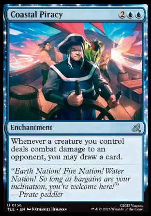 (156) Magic The Gathering Magic: The Gathering | Avatar: The Last Airbender: Eternal Single: Coastal Piracy Holo Uncommon