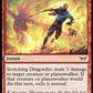 (156) Magic The Gathering Duskmourn: House of Horror Single: Scorching Dragonfire Holo Common
