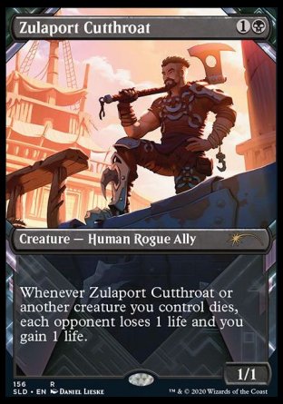 (156) Magic The Gathering Secret Lair Drop Series Single: Zulaport Cutthroat  Rare
