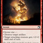 (156) Magic The Gathering Innistrad: Midnight Hunt Single: Raze the Effigy Holo Common