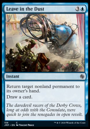 (156) Magic The Gathering Jumpstart Single: Leave in the Dust  Common