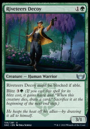 (156) Magic The Gathering Streets of New Capenna Single: Riveteers Decoy Holo Uncommon