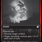 (156) Magic The Gathering Innistrad: Double Feature Single: Raze the Effigy Holo Common