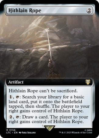 (156) Magic The Gathering Commander: The Lord of the Rings: Tales of Middle-earth: Extras Single: Hithlain Rope  Rare