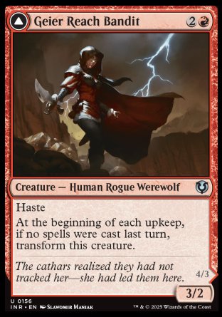 (156) Magic The Gathering Innistrad Remastered Single: Geier Reach Bandit / Vildin-Pack Alpha  Uncommon