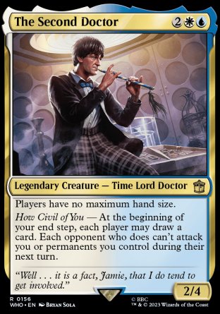 (156) Magic The Gathering Universes Beyond: Doctor Who Single: The Second Doctor  Rare