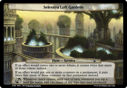 (156) Magic The Gathering Commander: March of the Machine Single: Selesnya Loft Gardens  Common