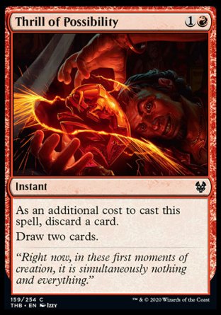 (156/254) Magic The Gathering Theros Beyond Death Single: Storm Herald Holo Rare